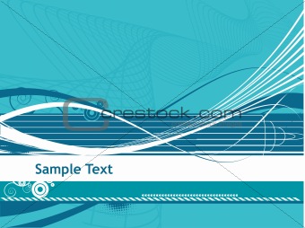 Abstract line halftone background