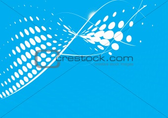 Abstract line halftone background