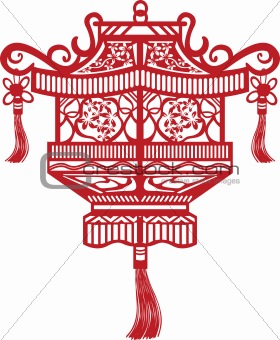 Red Oriental Chinese Lantern