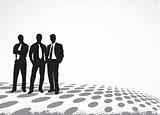 Business man silhouettes 