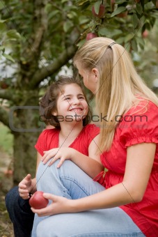 Mother and Daughter Talking