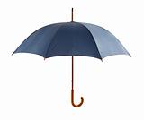 navy blue open umbrella
