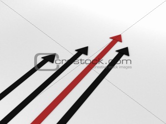 upwards direction of success arrows