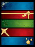 Christmas banners.