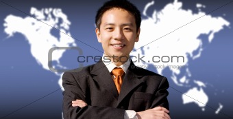 Asian business man