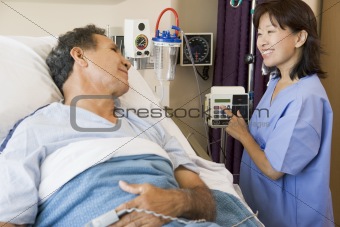 Doctor And Patient Talking To Each Other