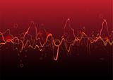 Red Abstract lines background