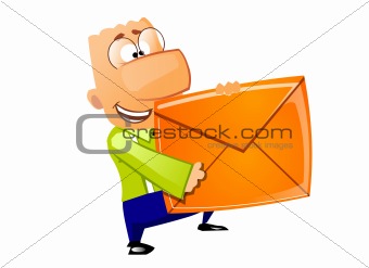 Businessman - Mail delivery