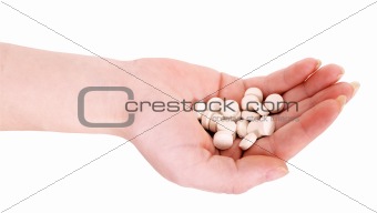 Handful of tablets