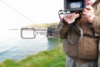 cameraman filming