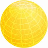 Grid sphere illustration