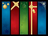 Christmas banners.