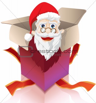 Santa clous box