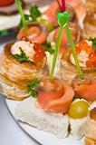 seafood canapes