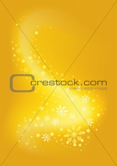 Golden Christmas Swirl