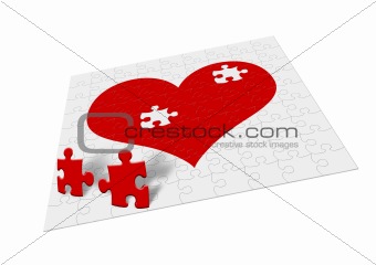 Heart - puzzle