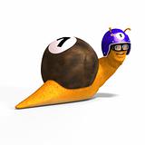 Cartoon Racing Snail