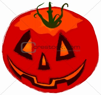Funny Helloween pumpkin