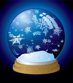 snow globe flake
