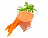 Carrot juice and carrots