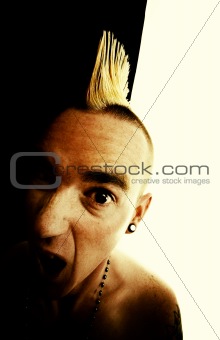 Man with a Mohawk