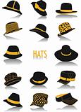 Hats silhouettes
