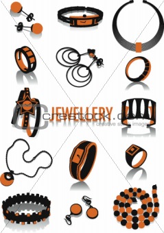 Jewellery silhouettes