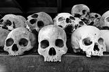 Human Skulls At The Killing Fields