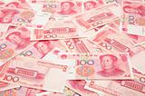 China yuan background