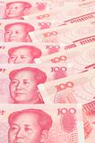 China yuan closeup