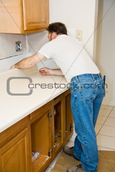 Installing Kitchen Counter