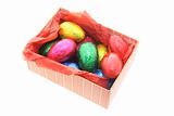 Easter Eggs in Gift Box