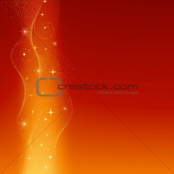Festive red orange background