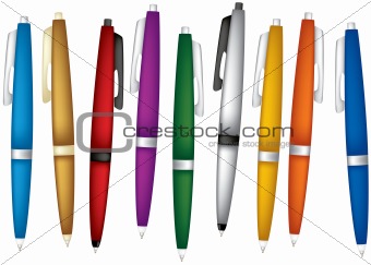Color pens. Set.