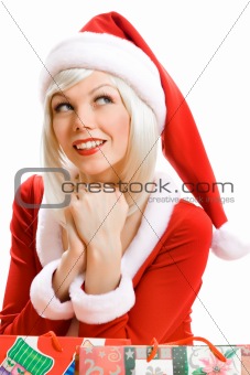 Santa Claus helper girl