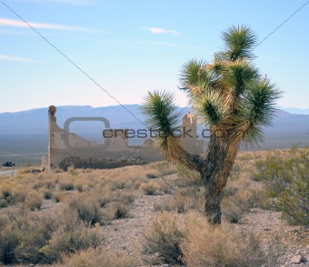 Host town in Death Valley, California
