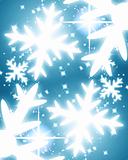 Sparkling snowflakes