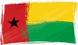 Grunge Guinea-Bissau flag