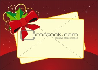 vector christmas card