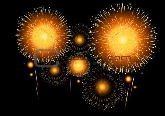 Golden Fireworks