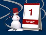first january calendar