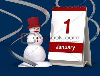first january calendar