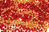 Red and golden volumetric decoration texture