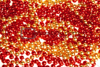 Red and golden volumetric decoration texture