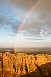 Rainbow at the grand canyon