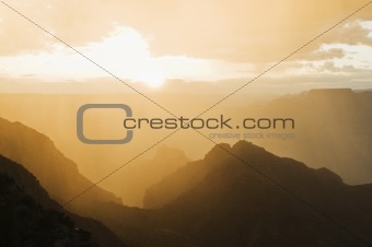 Grand canyon at sunset