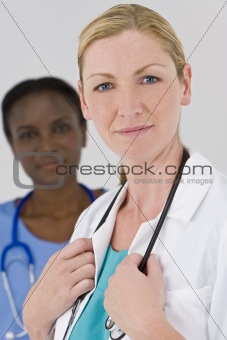 Happy Female Doctors