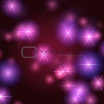 stars background in violet