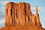 Close up of monument valley during the day