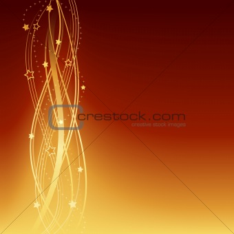 Golden brown festive Christmas, New Years, anniversary background